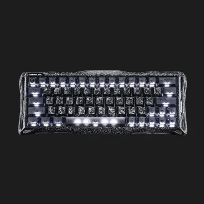 Клавіатура механічна GravaStar Mercury V60 Pro 60keys, UFO Magnetic Gaming, 8K, USB-A, RGB (Cyber Frost Black)