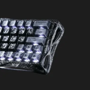 Клавіатура механічна GravaStar Mercury V60 Pro 60keys, UFO Magnetic Gaming, 8K, USB-A, RGB (Cyber Frost Black)