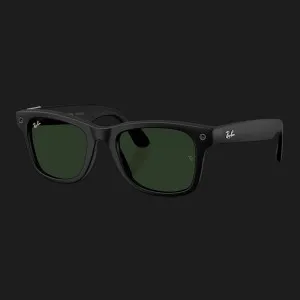 Смарт-окуляри Ray-Ban Meta Wayfarer (Gen 3) (Matte Black/Clear to Green Transitions) (RW4011 601S1M 50-22)