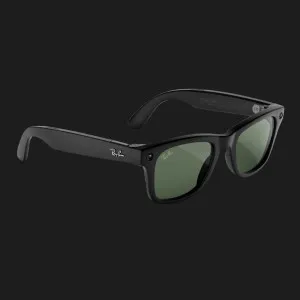 Смарт-окуляри Ray-Ban Meta Wayfarer (Gen 3) (Matte Black/Clear to Green Transitions) (RW4011 601S1M 50-22)