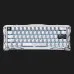 Клавіатура механічна GravaStar Mercury V60 Pro 60keys, GravaStar Blackcore, USB-A, 8k, RGB (Chrome Silver)