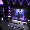 Клавіатура механічна GravaStar Mercury V60 Pro 60keys, UFO Magnetic Gaming, 8K, USB-A, RGB (Gunmetal Smok)