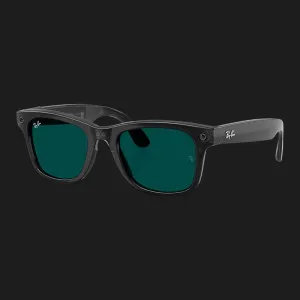 Смарт-окуляри Ray-Ban Meta Wayfarer (Gen 3) (Polished Transparent Black/Clear to Aquamarine Transitions) (RW4011 690680 50-22)