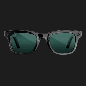 Смарт-окуляри Ray-Ban Meta Wayfarer (Gen 3) (Polished Transparent Black/Clear to Aquamarine Transitions) (RW4011 690680 50-22)