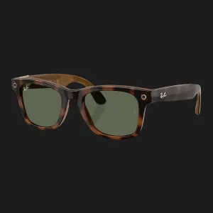 Смарт-окуляри Ray-Ban Meta Wayfarer (Gen 3) (Polished Havana/G-15 Green) (RW4011 690571 50-22)