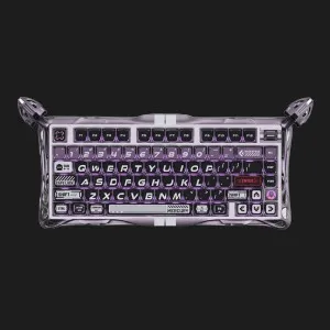 Клавіатура механічна GravaStar Mercury V75 Pro 80keys, GravaStar x Gateron Jade Gaming, USB-A, 8k, RGB (Iron Purple)