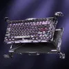 Клавіатура механічна GravaStar Mercury V75 Pro 80keys, GravaStar x Gateron Jade Gaming, USB-A, 8k, RGB (Iron Purple)