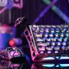 Клавіатура механічна GravaStar Mercury V75 Pro 80keys, GravaStar x Gateron Jade Gaming, USB-A, 8k, RGB (Neon Graffiti)