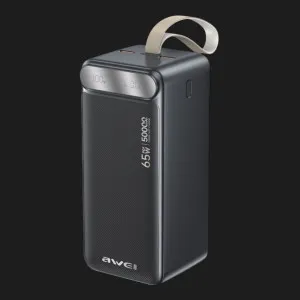 Зарядний пристрій Power Bank AWEI PA-81 50000mAh 65W PD 2xUSB-A/USB-C