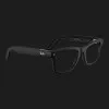 Смарт-окуляри Ray-Ban Meta Wayfarer (Gen 3) (Matte Black/Clear Blue-Violet Light Filter) (RW4011 601SSB 53-22 (L)