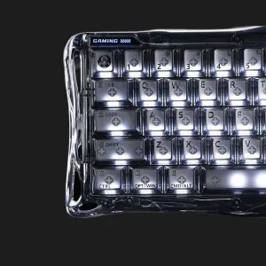 Клавіатура механічна GravaStar Mercury V60 60keys, UFO Magnetic Gaming, 8K, USB-A, RGB (Onyx Crystal)