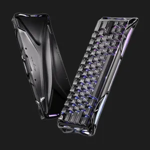 Клавиатура механическая GravaStar Mercury V60 Pro 60keys, GravaStar Blackcore, USB-A, 8k,RGB, GunMetal