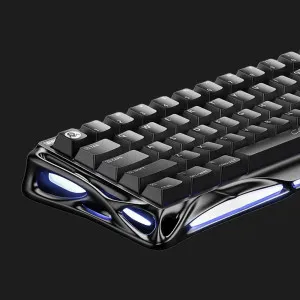 Клавиатура механическая GravaStar Mercury V60 Pro 60keys, GravaStar Blackcore, USB-A, 8k,RGB, GunMetal