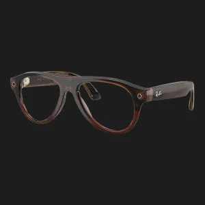 Смарт-окуляри Ray-Ban Meta Aviator (Gen 3) (Polished Transparent Umber/Clear to Jade Transitions) (RW4016 6912JD 54-18) (M)