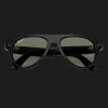 Смарт-окуляри Ray-Ban Meta Aviator (Gen 3) (Shiny Black/Green Polarized) (RW4016 601/9A 54-18) (M)