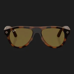Смарт-окуляри Ray-Ban Meta Aviator (Gen 3) (Shiny Havana/Dark Brown) (RW4016 690573 54-18) (M)