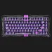 Клавіатура механічна GravaStar Mercury V75 Lite 75keys, Blackcore, USB-A, (Transparent Black)