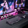 Клавіатура механічна GravaStar Mercury V75 Lite 75keys, Blackcore, USB-A, (Transparent Black)