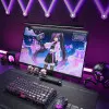 Клавіатура механічна GravaStar Mercury V75 Lite 75keys, Blackcore, USB-A, (Transparent Black)