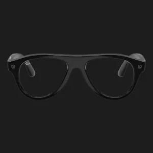 Смарт-окуляри Ray-Ban Meta Aviator (Gen 3) (Shiny Black/Clear to Green Transitions) (RW4016 601/1M 54-18) (M)