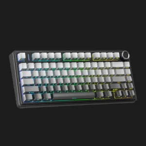 Клавиатура беспроводная AULA F75 F75 Gasket Reaper switch Hot-Swap, PBT, 2.4G wireless, BT, (Black/Grey)