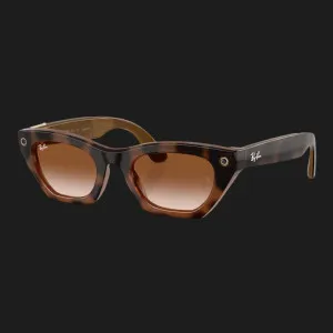 Смарт-окуляри Ray-Ban Meta Zena (Gen 3) (Polished Havana/Gradient Brown) (RW4015 690513 49-22) (M)