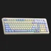 Клавиатура беспроводная AULA S99 2.4G wireless, BT, Membrane keyboard (White/Purple)