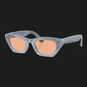 Смарт-окуляри Ray-Ban Meta Zena (Gen 3) (Polished Milky Grey Lilac/Clear to Copper Transitions) (RW4015 691410 49-22) (M)