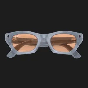 Смарт-окуляри Ray-Ban Meta Zena (Gen 3) (Polished Milky Grey Lilac/Clear to Copper Transitions) (RW4015 691410 49-22) (M)