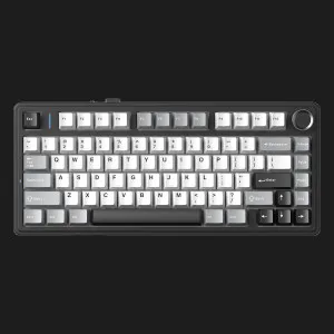 Клавиатура беспроводная AULA F75 HE Wireless Keyboard Dragan King Magnetic Switch (Black/White) (EN/UA)