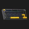 Клавиатура беспроводная AULA F75 Wired Gasket keycap pink switch (EN/UA) (Black)