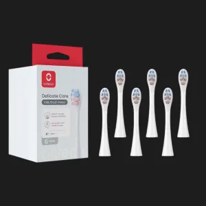 Насадки для зубной щетки Oclean Delicate Care P3K1 (White) 6 шт