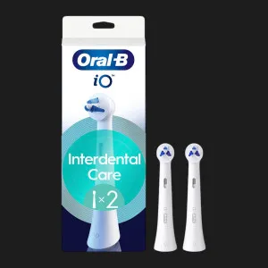Насадки для зубної щітки Braun Oral-B iO RB TG-2 Interdental Clean (White) (2)