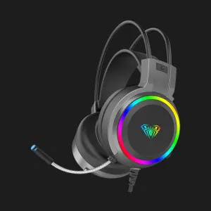 Проводная гарнитура AULA S608 Wired gaming headset, 3.5mm*2 + USB во Львове