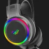 Гарнітура дротова AULA S608 Wired gaming headset, 3.5mm*2 + USB
