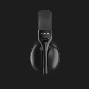 Гарнітура дротова AULA S6 wireless headset - 3 in 1, wired, 2.4G wireless, Bluetooth (Black)