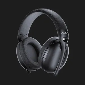 Гарнітура дротова AULA S6 wireless headset - 3 in 1, wired, 2.4G wireless, Bluetooth (Black)