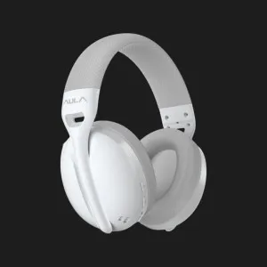 Проводная гарнитура AULA S6 wireless headset - 3 in 1, wired, 2.4G wireless, Bluetooth (White) во Львове