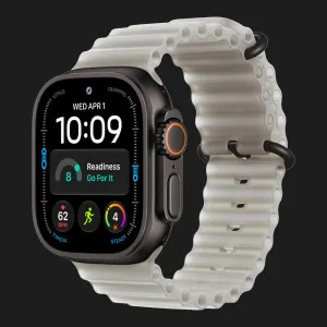 б/у Apple Watch Ultra 4 GPS + LTE, 49mm Black Titanium Case with Translucent Gray Ocean Band (MJCT4+MKAQ4) (Как Новый)