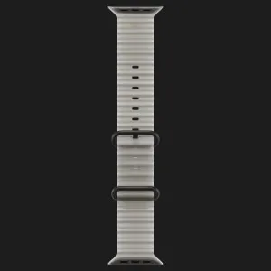 б/у Apple Watch Ultra 4 GPS + LTE, 49mm Black Titanium Case with Translucent Gray Ocean Band (MJCT4+MKAQ4) (Как Новый)