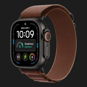 б/у Apple Watch Ultra 4 GPS + LTE 49mm Black Titanium Case with Burgundy Alpine Loop - Large (MJC24) (Как Новый)