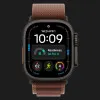 б/у Apple Watch Ultra 4 GPS + LTE 49mm Black Titanium Case with Burgundy Alpine Loop - Large (MJC24) (Хорошее состояние)