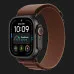 б/у Apple Watch Ultra 4 GPS + LTE 49mm Black Titanium Case with Burgundy Alpine Loop - Small (MJC04) (Хорошее состояние))