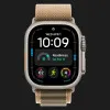 б/у Apple Watch Ultra 4 GPS + LTE 49mm Natural Titanium Case with Desert Alpine Loop - Medium (MJAF4) (Хорошее состояние)