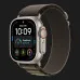 б/у Apple Watch Ultra 4 GPS + LTE, 49mm Natural Titanium Case with Dark Olive Alpine Loop - Large (MJCR4+MK7C4) (Хороший стан)