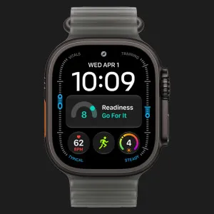 б/у Apple Watch Ultra 4 GPS + LTE 49mm Black Titanium Case with Translucent Black Ocean Band (MJAY4) (Как Новый)