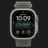б/у Apple Watch Ultra 4 GPS + LTE, 49mm Natural Titanium Case with Translucent Black Ocean Band (MJCR4+MK7P4) (Хороший стан)