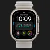 Apple Watch Ultra 4 GPS + LTE 49mm Natural Titanium Case with Translucent Gray Ocean Band (MJAD4)