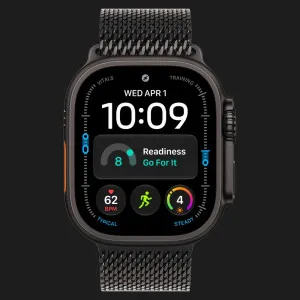 б/у Apple Watch Ultra 4 GPS + LTE 49mm Black Titanium Case with Black Titanium Milanese Loop - Small (MJAU4) (Как Новый)