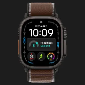 б/у Apple Watch Ultra 4 GPS + LTE, 49mm Black Titanium Case with Dark Umber Trail Loop - S/M (MJCT4+MKAA4) (Как Новый)